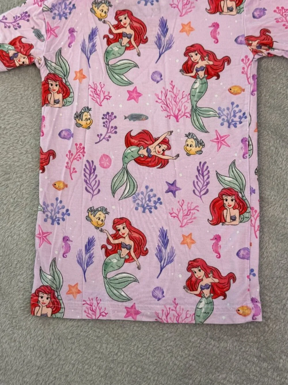 Little Sleepies Disney The Little Mermaid Pajama Set, 3T